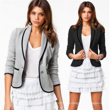 Autumn Fashion One Button Lapel Short Business Women Formal Coat